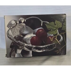 Studio Nova NATURES HARVEST Old Fashioned Accessory Bowl Glass Candy Dish fruit